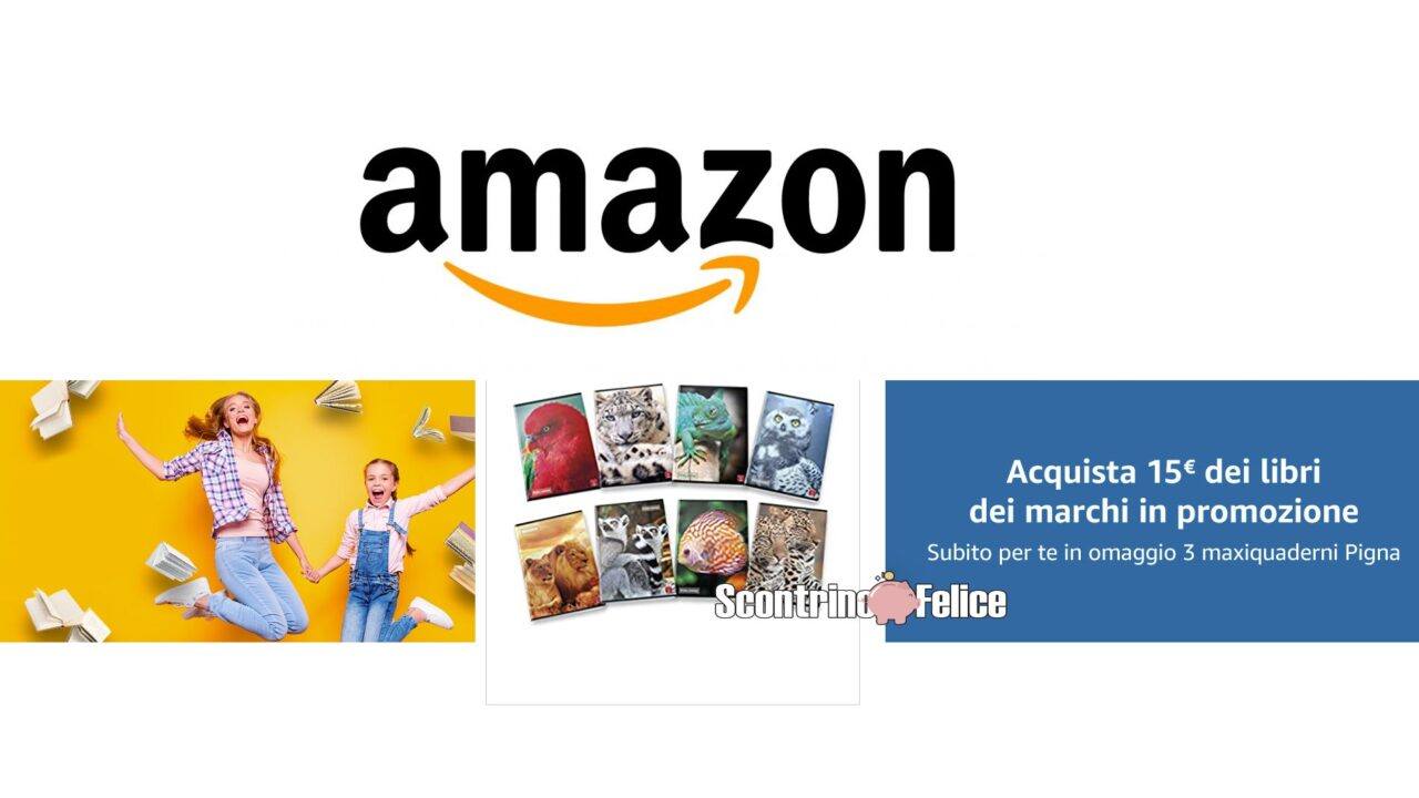 Amazon Per Fare La Differenza Ricevi 3 Maxi Quaderni Pigna In