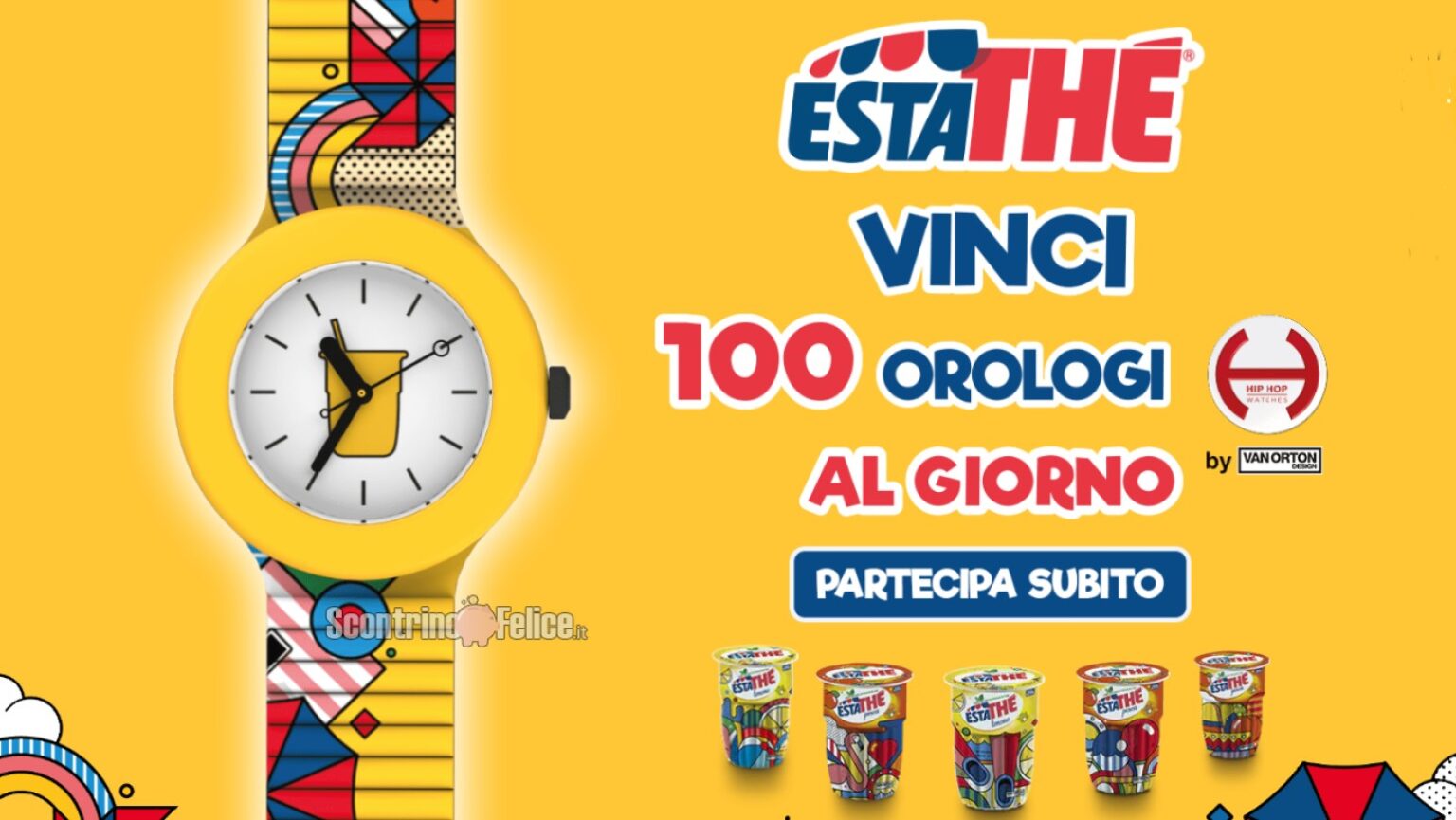 Concorso Estath In Palio Orologi Hip Hop Al Giorno Scontrino Felice