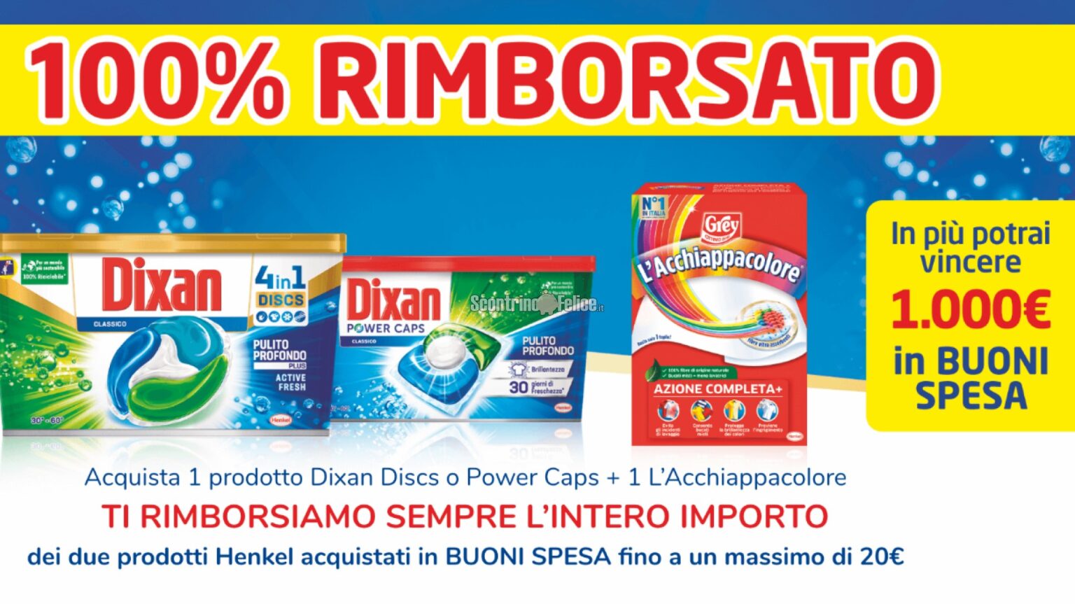 Rimborsati Con Dixan E Lacchiappacolore Ricevi Il Rimborso Di