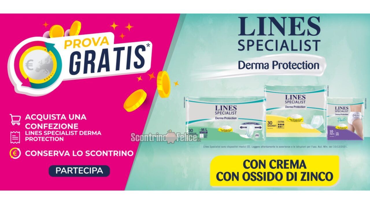 Cashback Lines Specialist Derma Protection Provami Gratis Ricevi Il