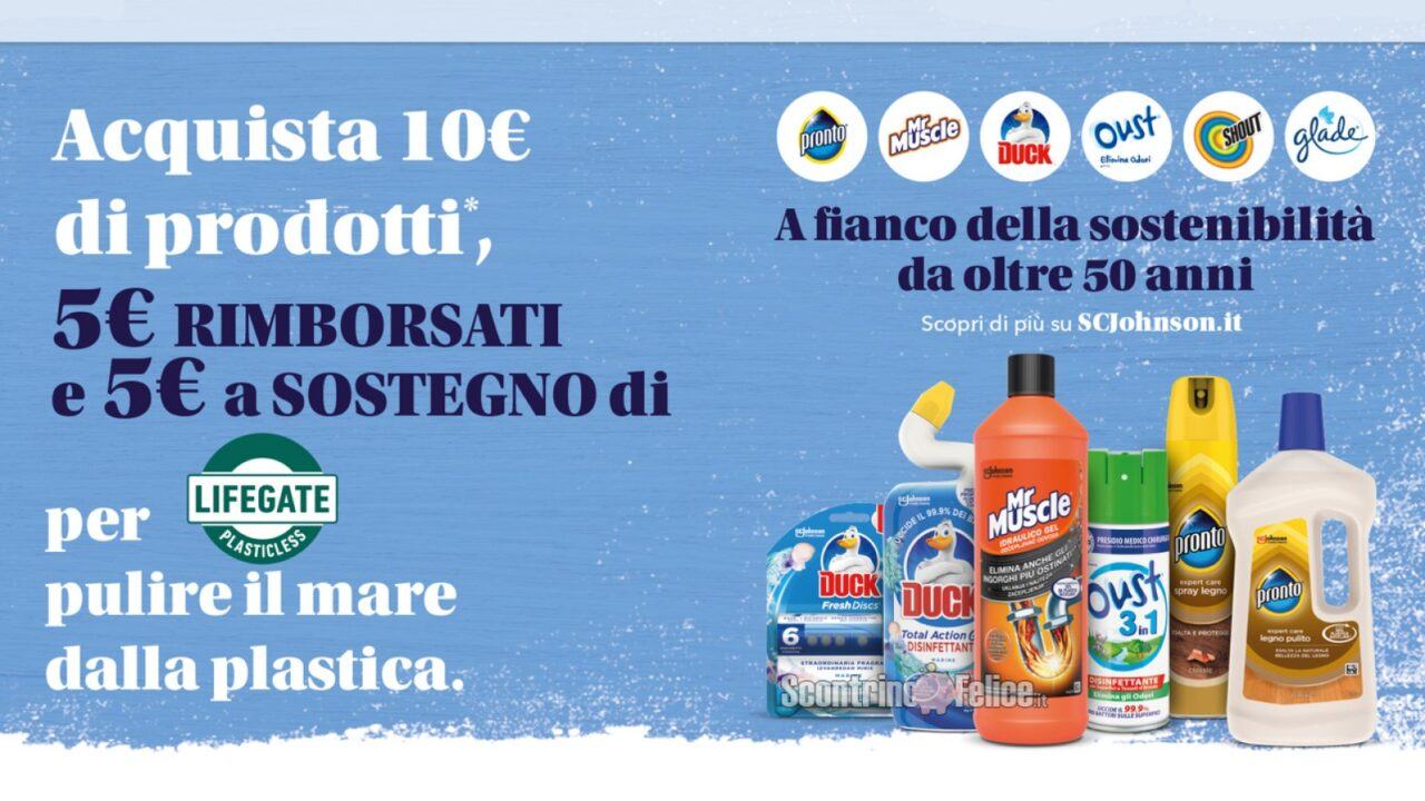 Cashback Pronto Mr Muscle Shout Glade Duck Oust Insieme Per Un