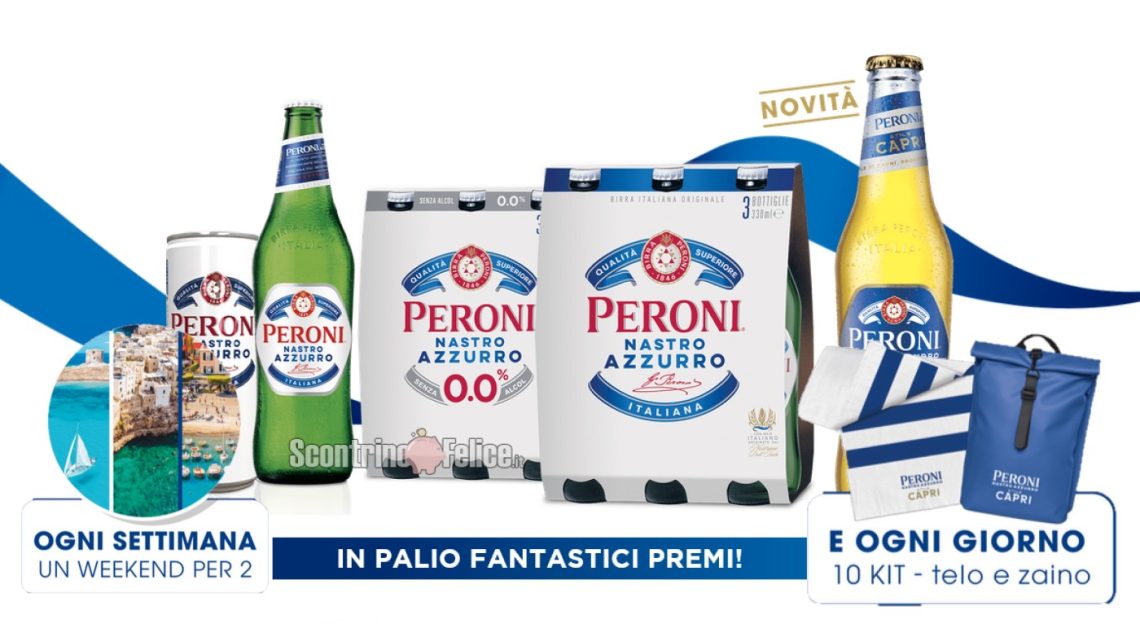 Concorso Peroni Nastro Azzurro Il Gusto Della Tua Estate Vinci Kit