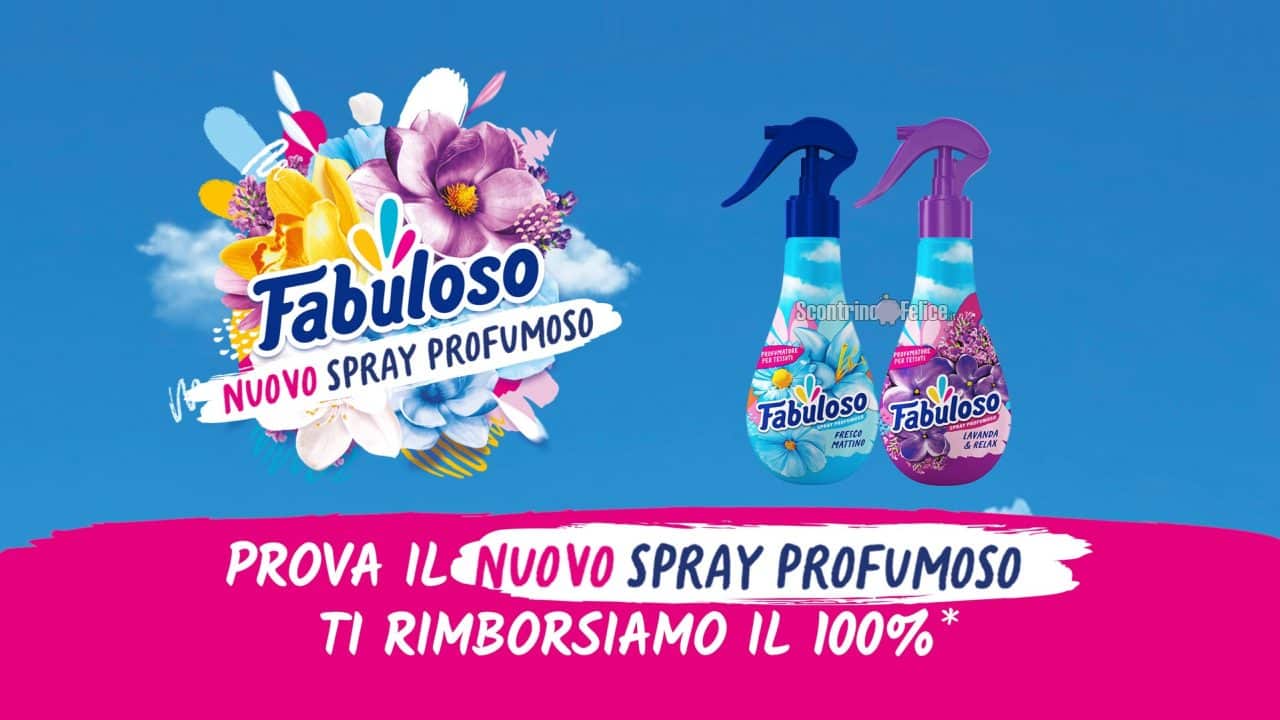 Cashback Fabuloso Profumatore Spray Richiedi Il Rimborso Del