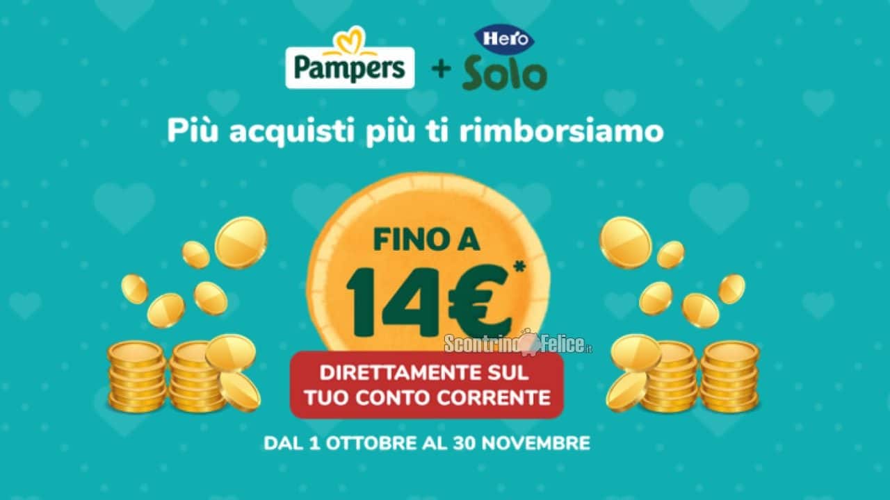 Cashback Pampers Ed Hero Solo Ricevi Un Rimborso Fino A Euro