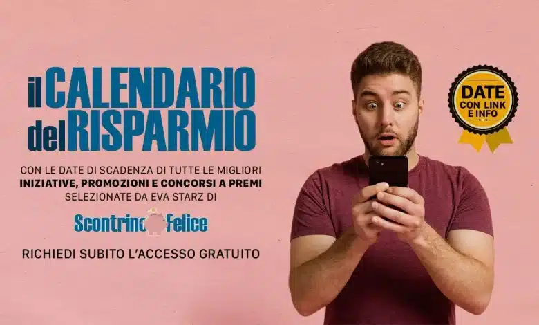 É arrivato “Il Calendario del Risparmio”: tutte le scadenze dei concorsi e iniziative a portata di click!