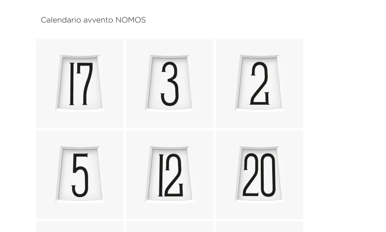 Calendario dell'Avvento Nomos 2024