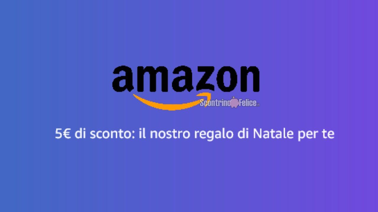 Amazon: Buono Sconto Di 5 Euro In Regalo Per Te! - Scontrino Felice