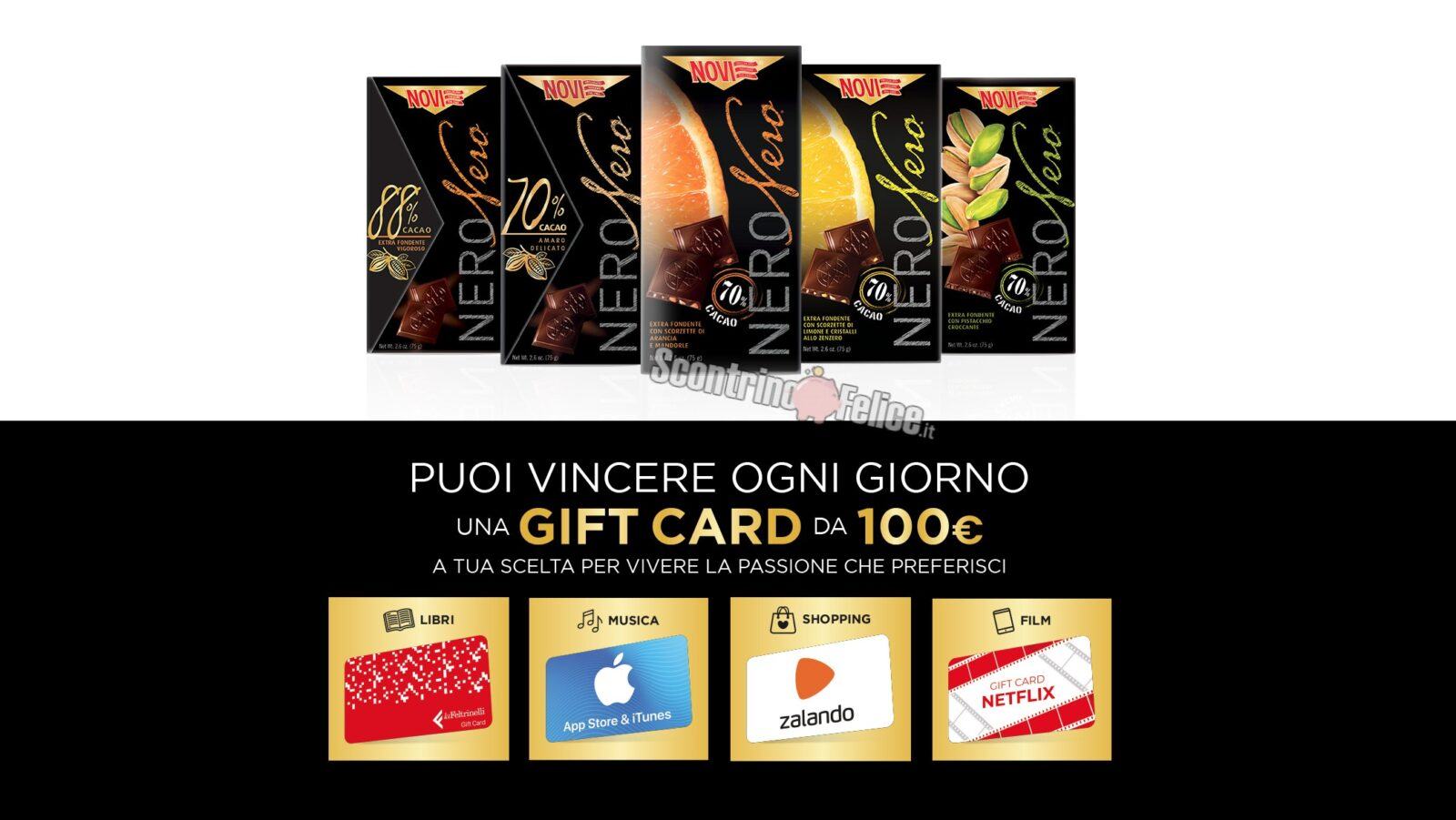 Concorso Novi: Vinci Ogni Giorno Una Gift Card Da 100€ A Tua Scelta ...