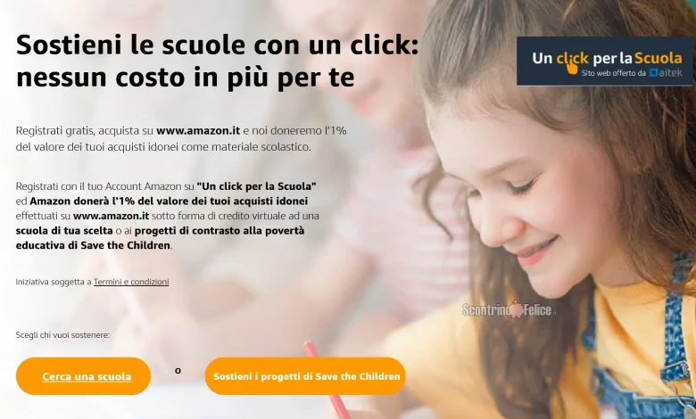 Amazon "Un click per la Scuola" 2024