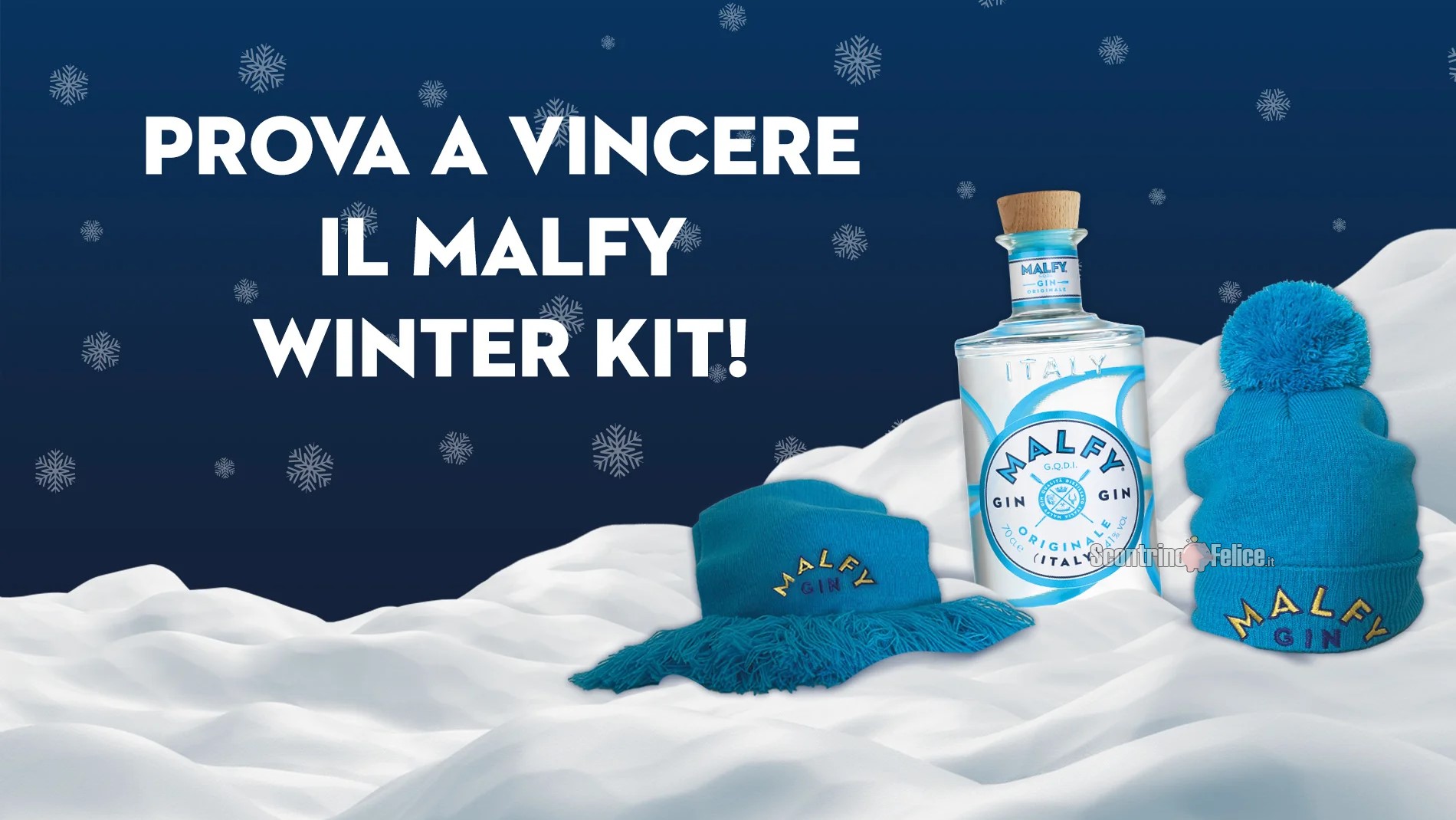 Concorso gratuito Malfy Gin: vinci 100 kit invernali