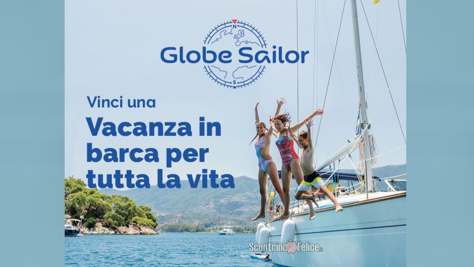 Vinci gratis una vacanza in barca per sempre con GlobeSailor