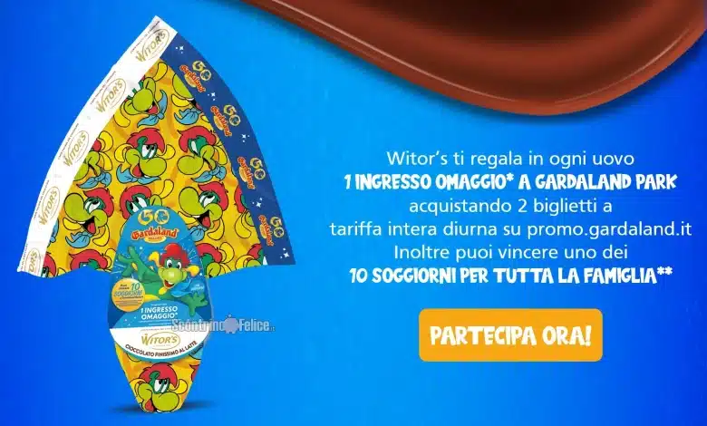 Concorso Uova di Pasqua Witor's 2025 Gardaland Prezzemolo