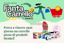 Concorso gratuito DonnaD “FantaCarrello”: vinci un intero carrello di prodotti Henkel a scelta