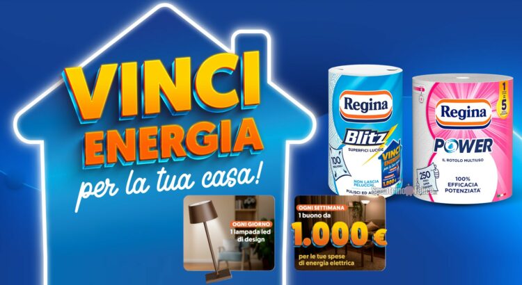 Concorso Regina “vinci Energia Per La Tua Casa” In Palio Lampada Led Di Design E Buono Energia 4600