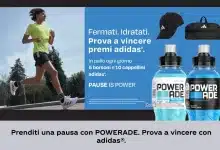 Concorso Powerade: vinci borsoni e cappellini Adidas