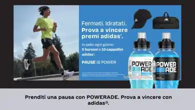 Concorso Powerade: vinci borsoni e cappellini Adidas