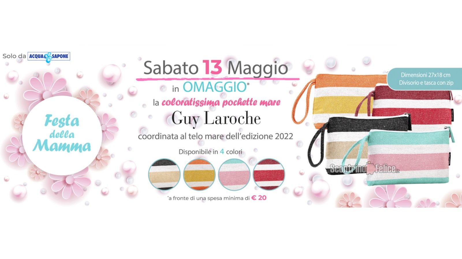 Festa Della Mamma Da Acqua E Sapone Ricevi In Regalo La Pochette