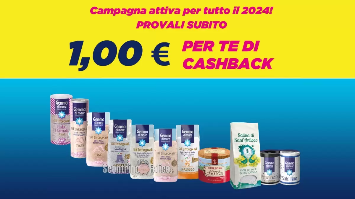 Cashback Gemma Di Mare Ricevi Il Rimborso Di Euro A Confezione