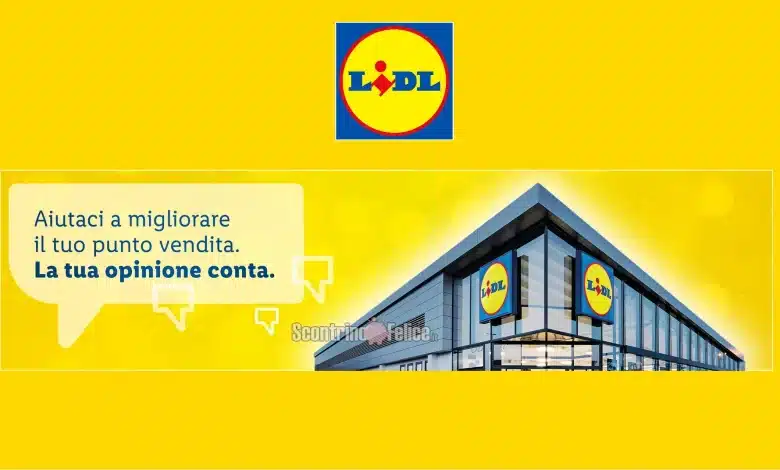 Concorso Lidl La Tua Opinione Conta 2025: vinci buoni spesa