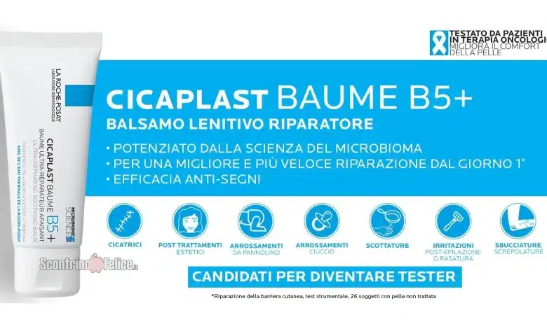 Diventa tester Cicaplast Baume B5+ di La Roche Posay