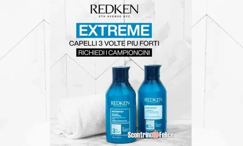 Campioni omaggio Redken Extreme da richiedere subito