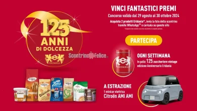 concorso Eridania "125 Anni Di Dolcezza"