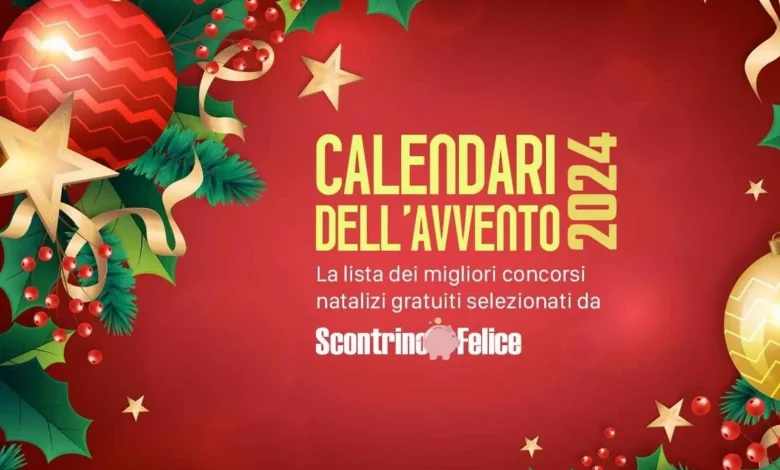 Elenco dei Calendari dell’Avvento 2024: vinci premi gratis ogni giorno