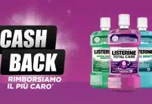 Cashback Listerine Ti Rimborsa