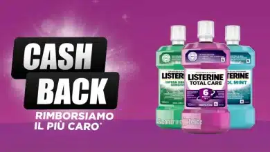 Cashback Listerine Ti Rimborsa