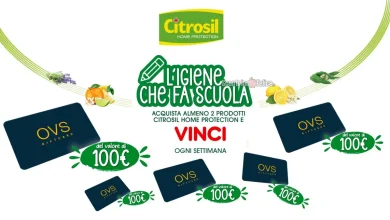 Concorso Citrosil: vinci gift card OVS da 100 euro