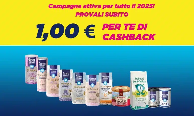 Cashback Gemma di Mare 2025