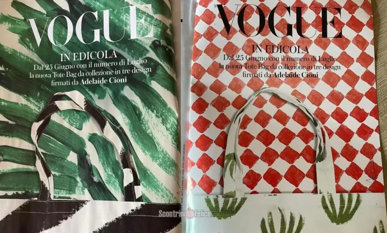 Affari in Edicola: Vogue con Tote Bag Adelaide Cione