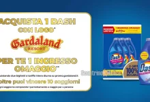 Concorso Dash: vinci Gardaland Resort