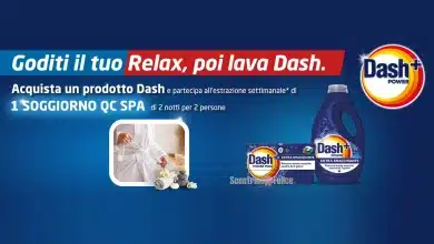 Concorso Dash: vinci soggiorni QC Spa