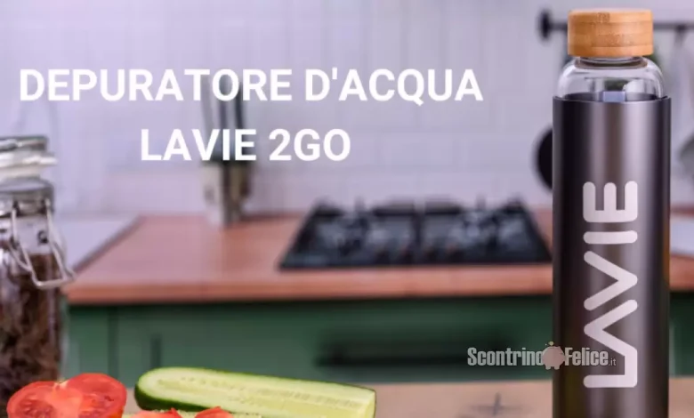 Diventa tester LaVie 2GO - borraccia con depuratore d'acqua