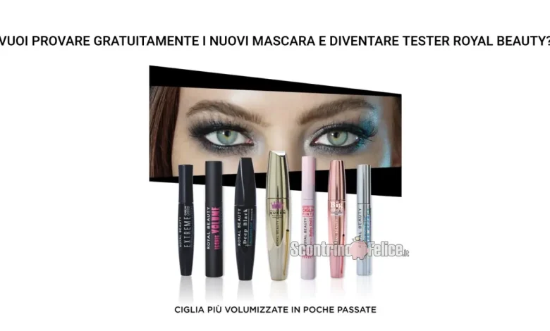 Diventa tester Royal Beauty - Mascara