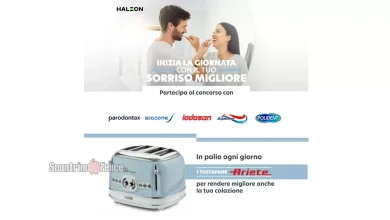 concorso Sensodyne, Parodontax, Polident, Iodosan, Aquafresh «Inizia la giornata con il tuo sorriso migliore»