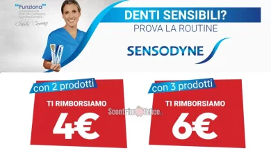 Cashback Sensodyne: richiedi un rimborso fino a 6 euro