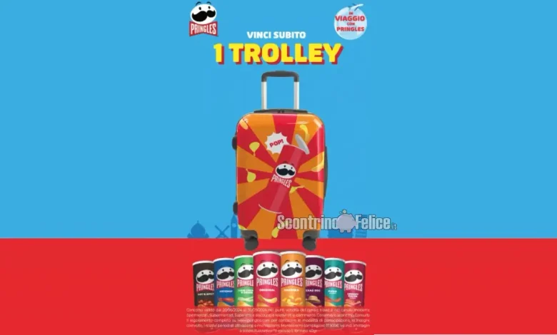 Concorso Pringles: in palio 200 trolley brandizzati