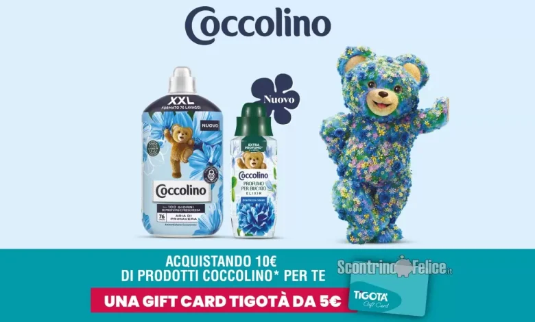 Premio Certo Coccolino: ricevi una gift card Tigotà