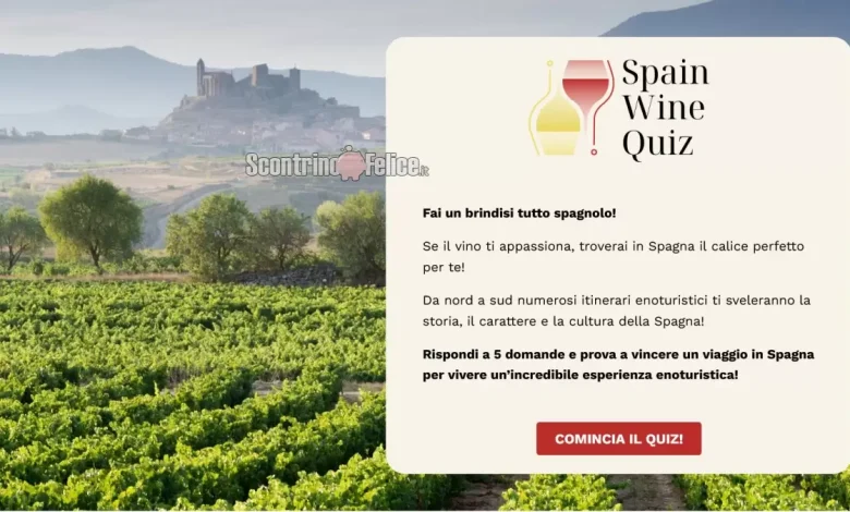 Vinci un viaggio in Spagna gratis con tour enogastronomico