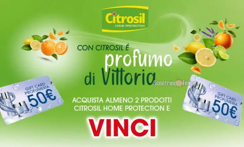 concorso Citrosil "Con citrosil è profumo di vittoria"