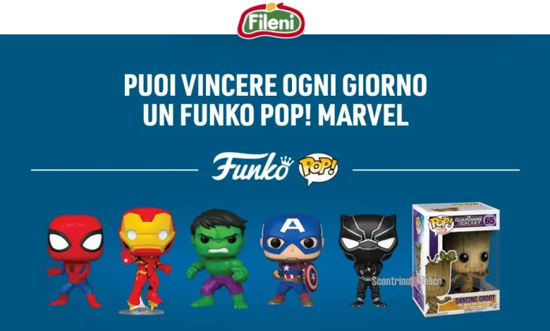 Concorso Fileni: vinci Funko Pop Marvel