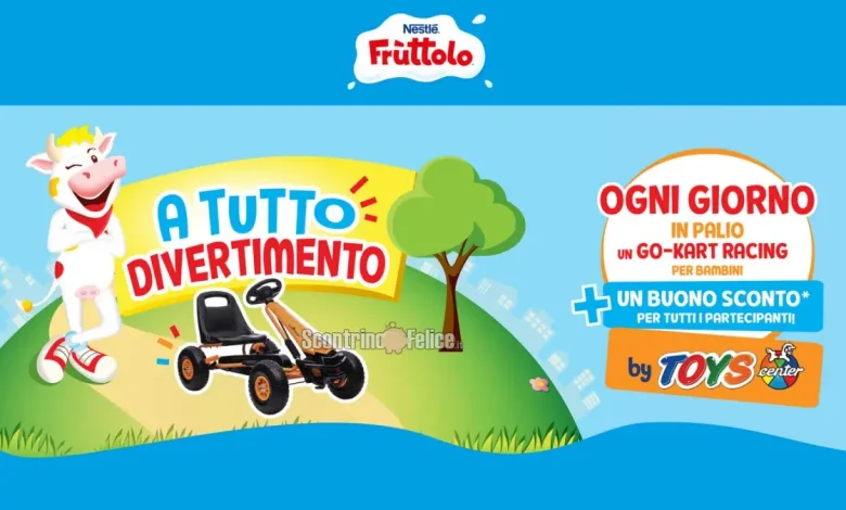 concorso Fruttolo "A tutto divertimento" - vinci go-kart racing per bambini