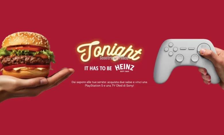 Concorso Heinz: vinci PlayStation 5 e TV Oled Sony