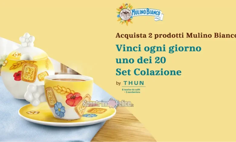 Concorso Mulino Bianco: vinci set colazione Thun