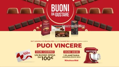 Concorso Novi: vinci buoni spesa e planetaria KitchenAid