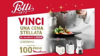 Concorso Polli: vinci cena stellata e 100 premi Moulinex