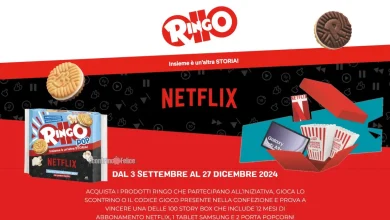 Concorso Ringo: vinci Story Box Netflix