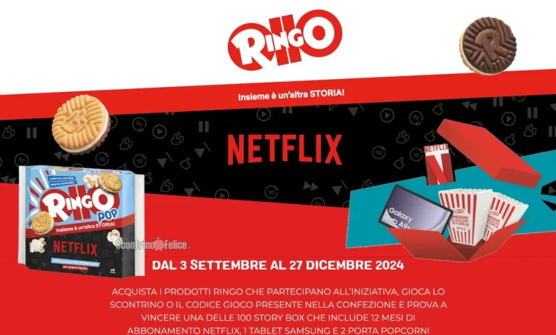 Concorso Ringo: vinci Story Box Netflix